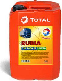 Total RUBIA TIR 7400 FE 10W30 (20л)